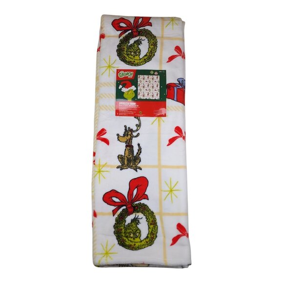 The Grinch Dr Seuss Oversized Throw Blanket 60" x 70" Polyester Christmas Decor - Picture 2 of 11